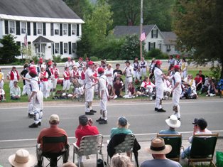 Morris dancers in Newfane